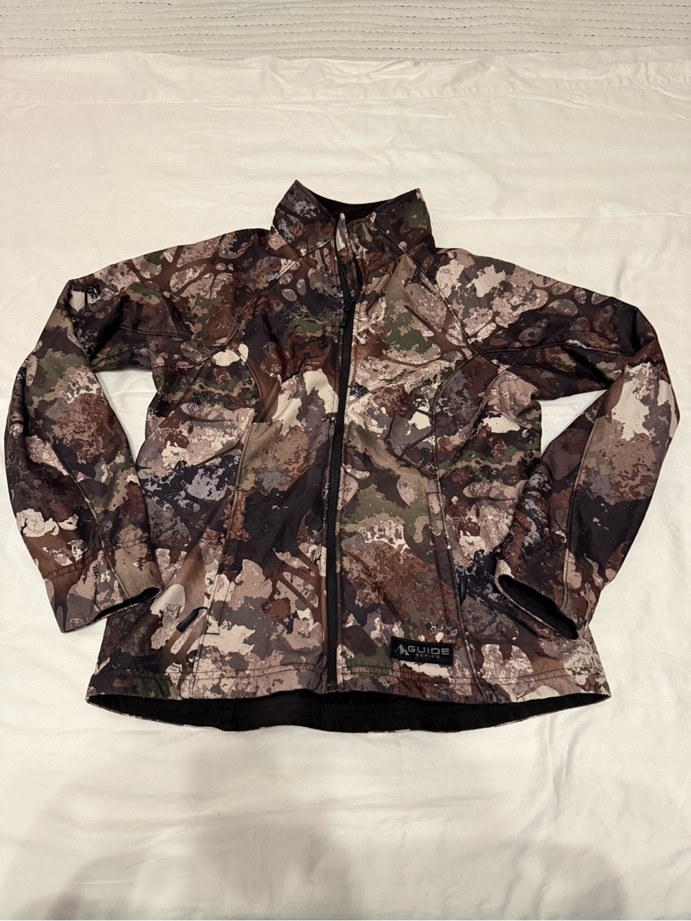 Women’s guide series veil stoke camo shell jacket